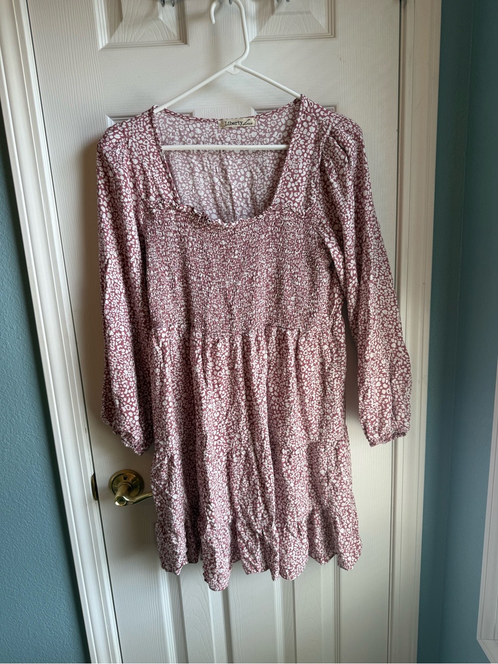 Liberty Love Smocked Tiered Mini Dress